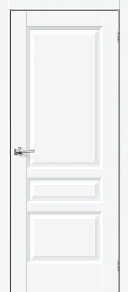 Фото Межкомнатная дверь Неоклассик-34 White Silkwood BR5947