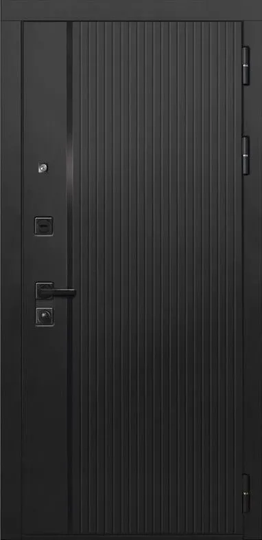 Фото Дверь ДвериПРО L-45 СБ-1 (лак.черное, 16мм, венге) DPRO195825